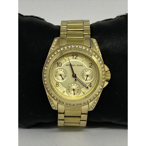 Michael Kors Blair MK5639 Woman's Stainless Steel Analog Dial Quartz Watch RQ13 - Picture 3 of 12